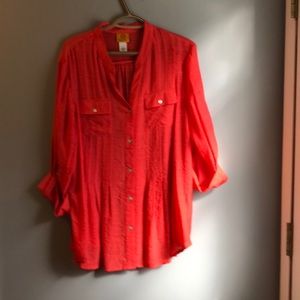 Coral tunic